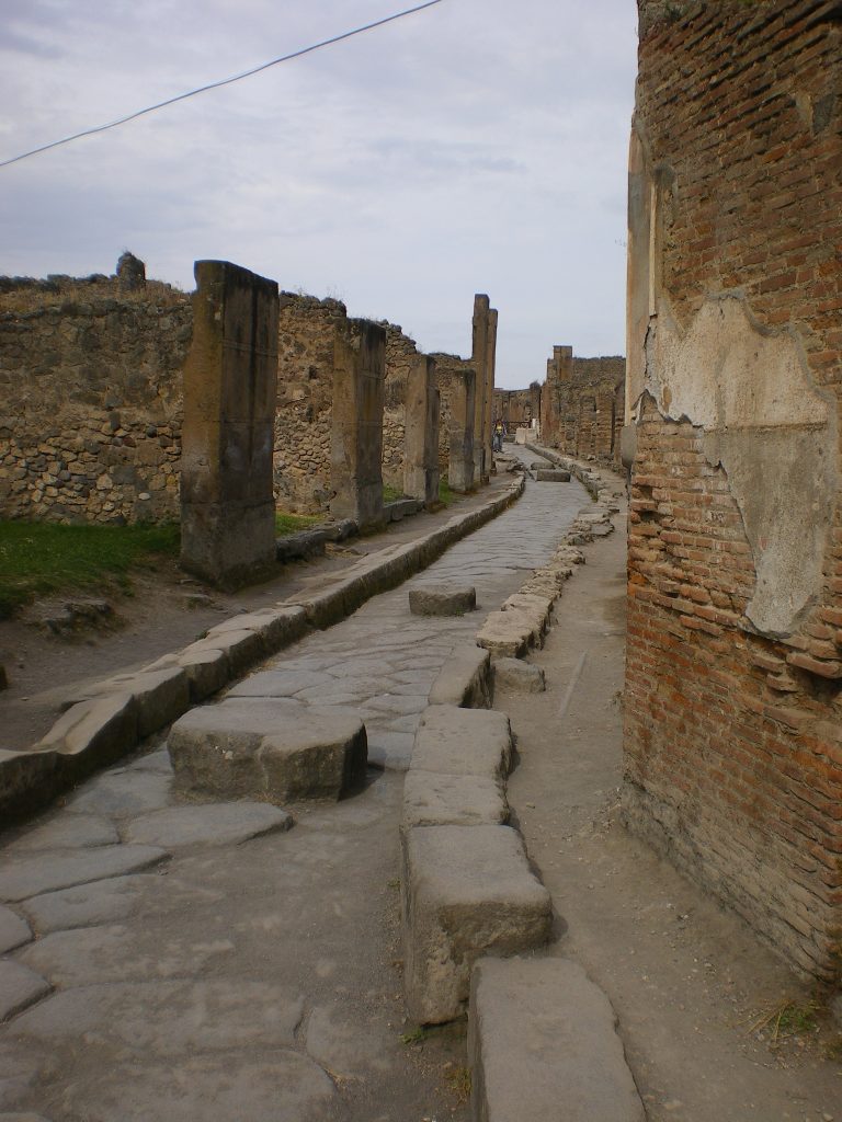 Katunäkymä Pompejista