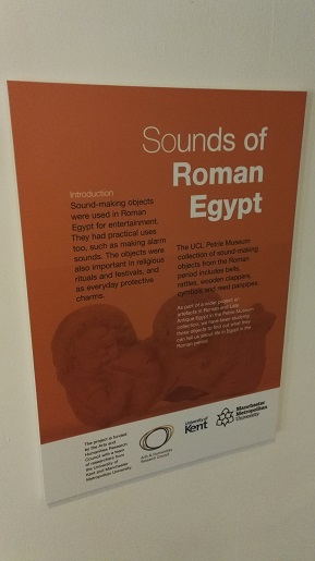 Sounds of Roman Egypt -näyttelyn esittelyteksti